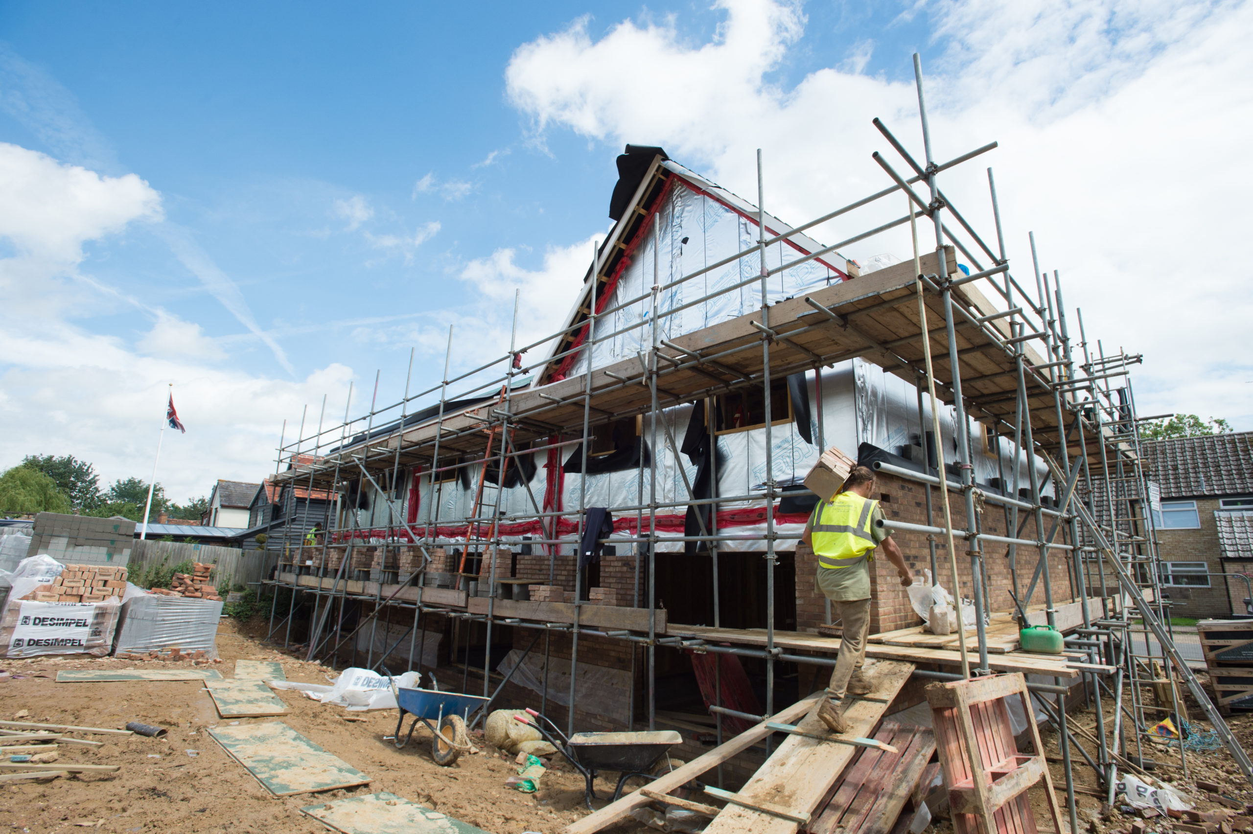 Four New Build Houses Finished In Hare Street Hertfordshire