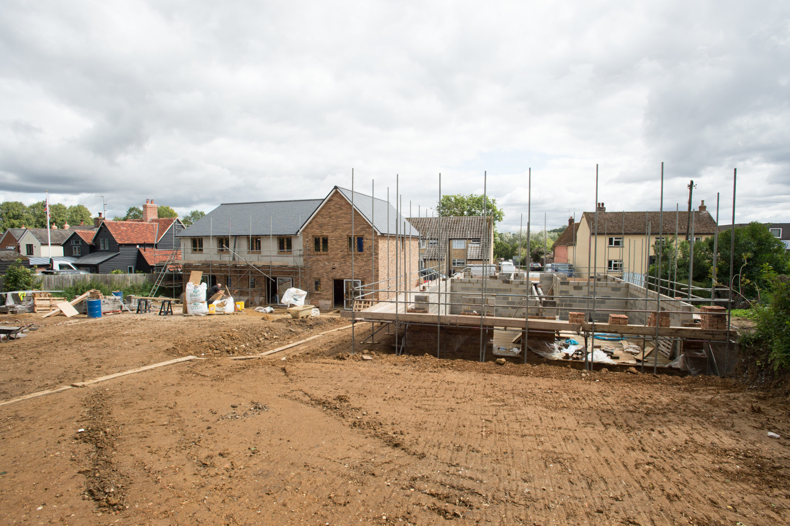 Four New Build Houses Finished In Hare Street Hertfordshire