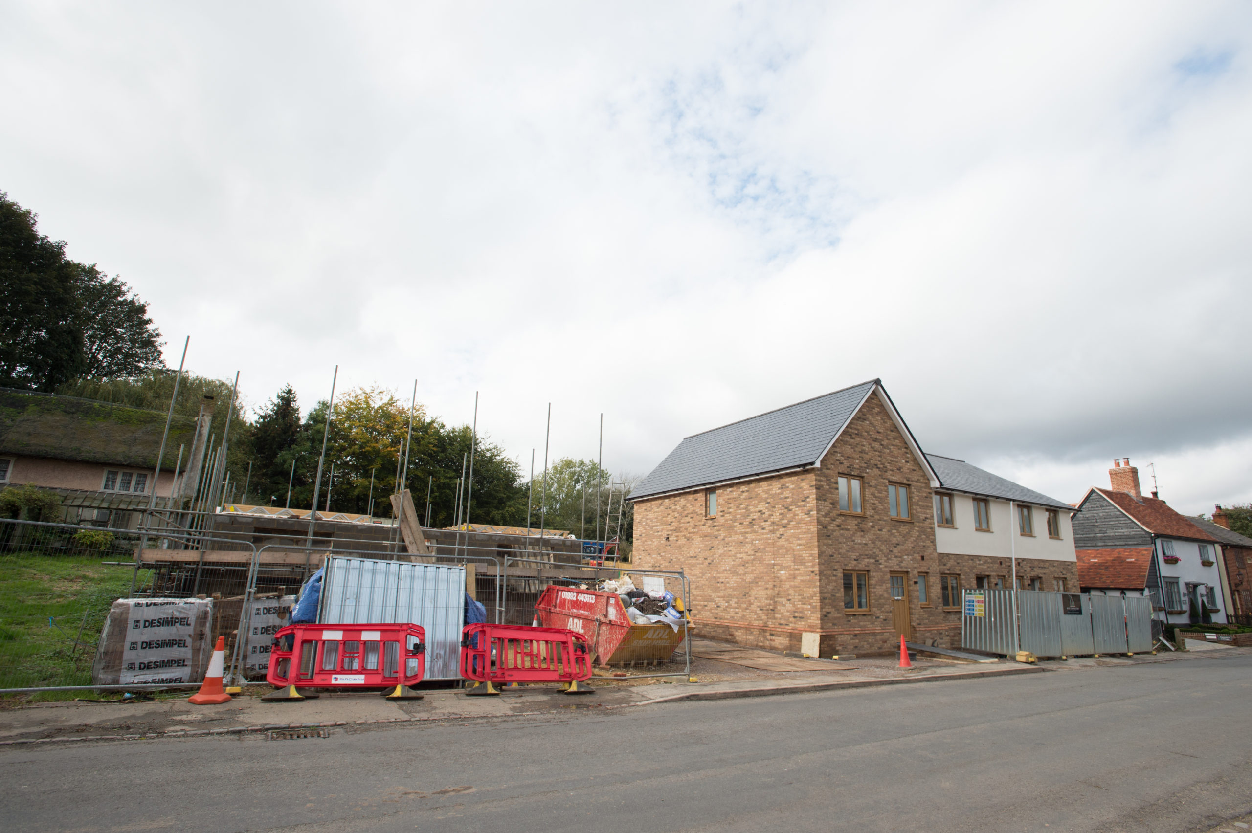 Four New Build Houses Finished In Hare Street Hertfordshire