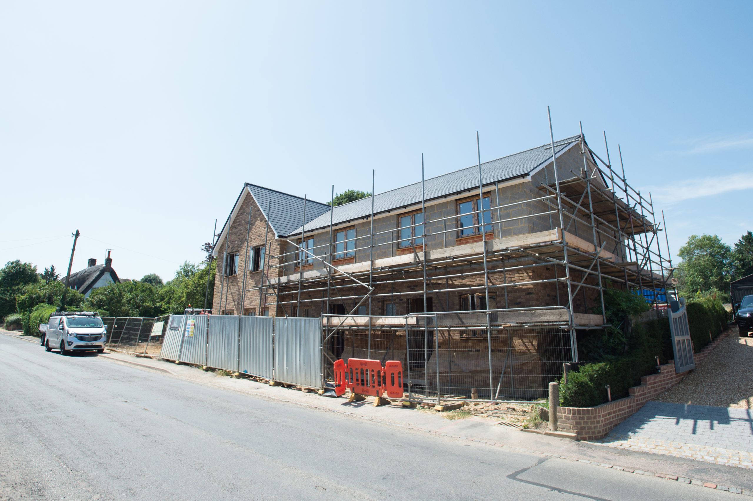 Four New Build Houses Finished In Hare Street Hertfordshire