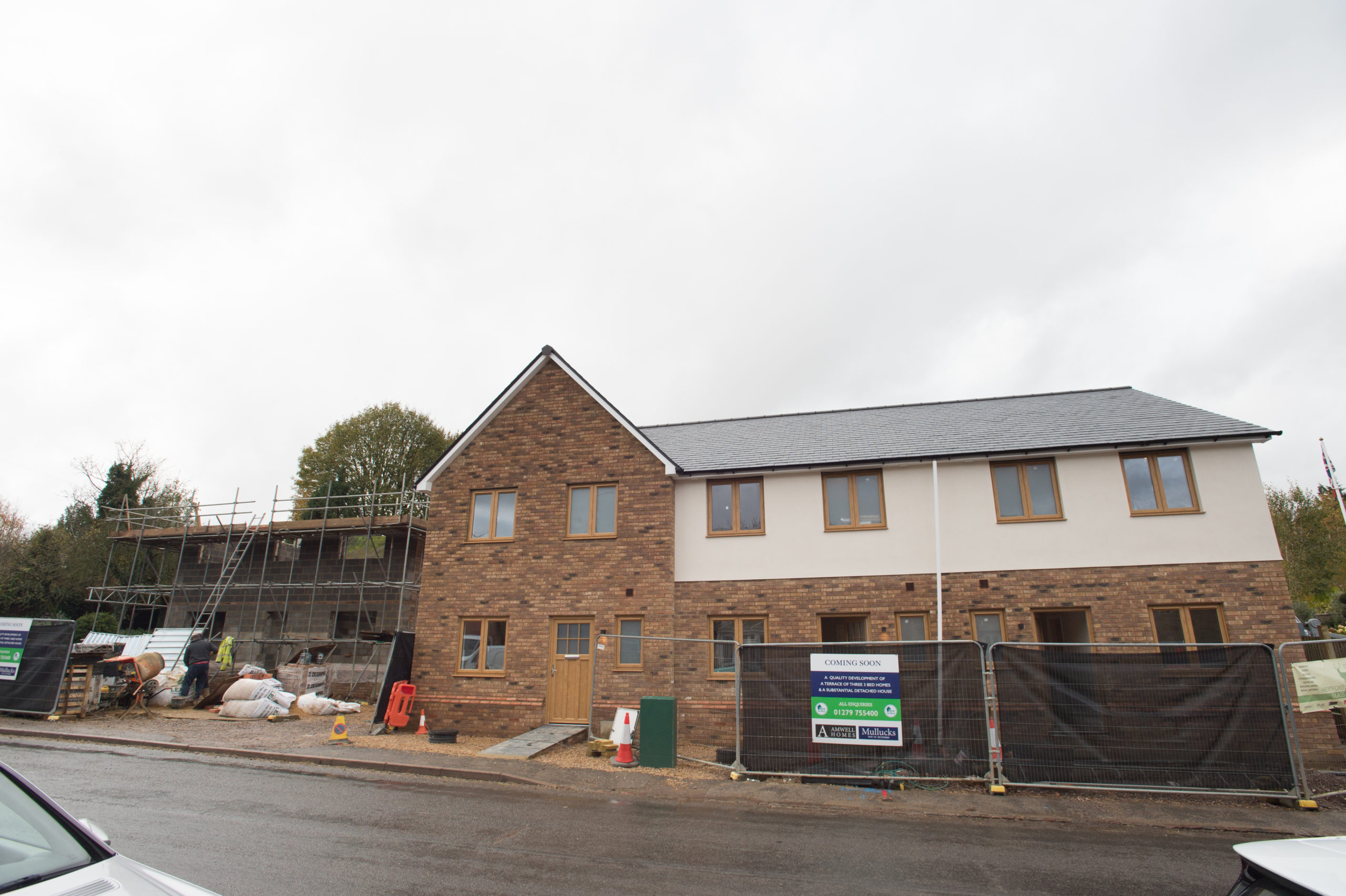 Four New Build Houses Finished In Hare Street Hertfordshire
