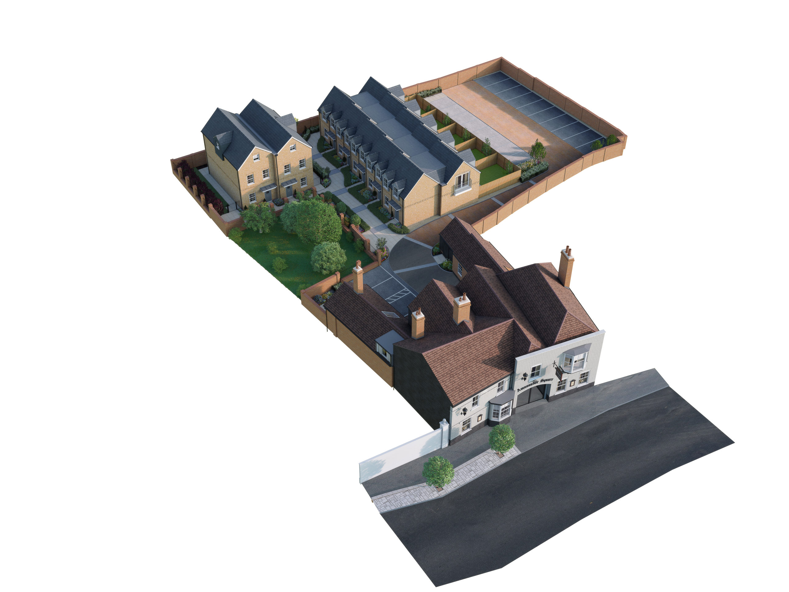 Ambassador Square Cheshunt Refurb into 4 apartments and 7 new homes