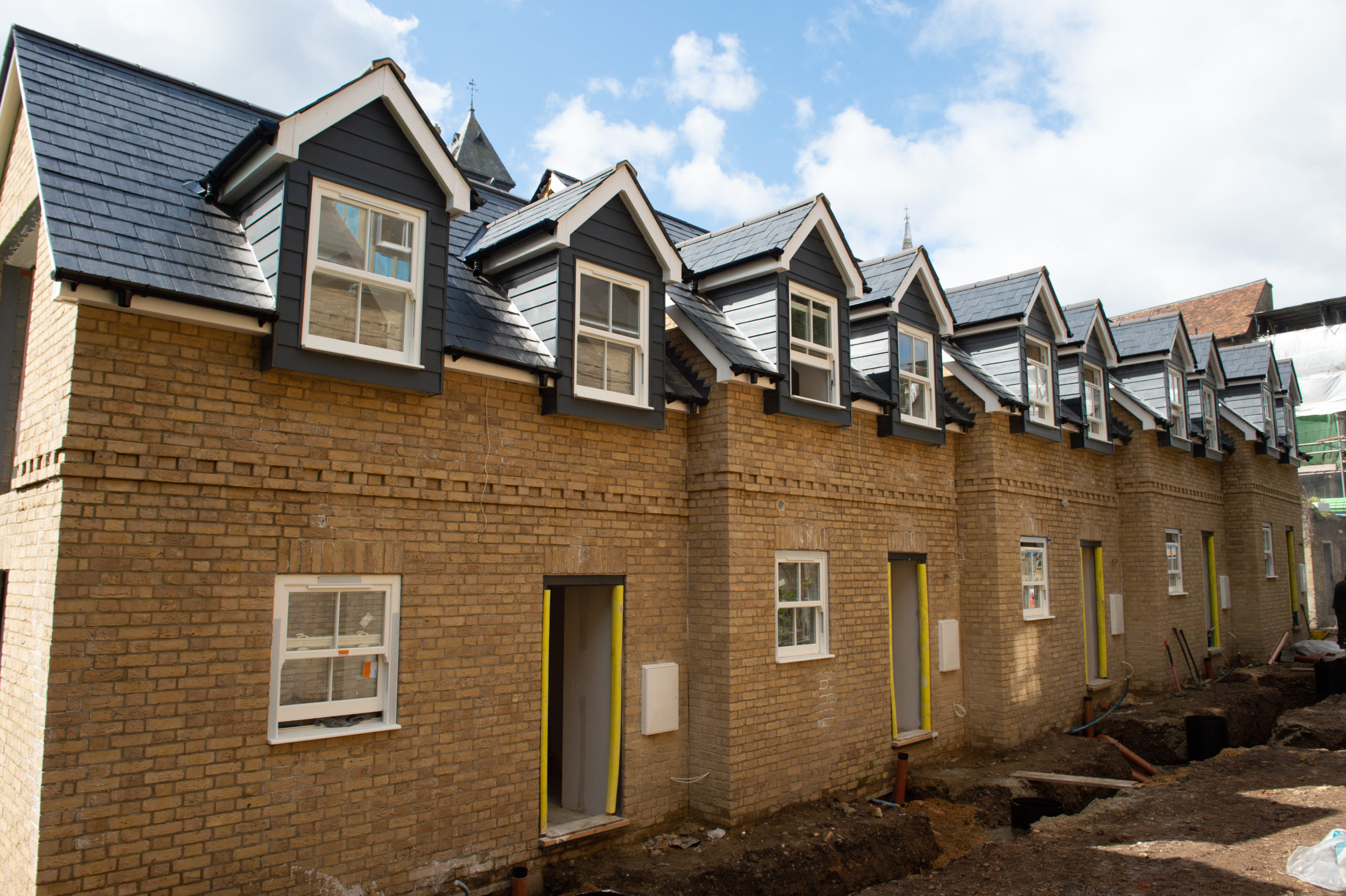 New Build homes Progress at Ambassador Square Cheshunt Herts