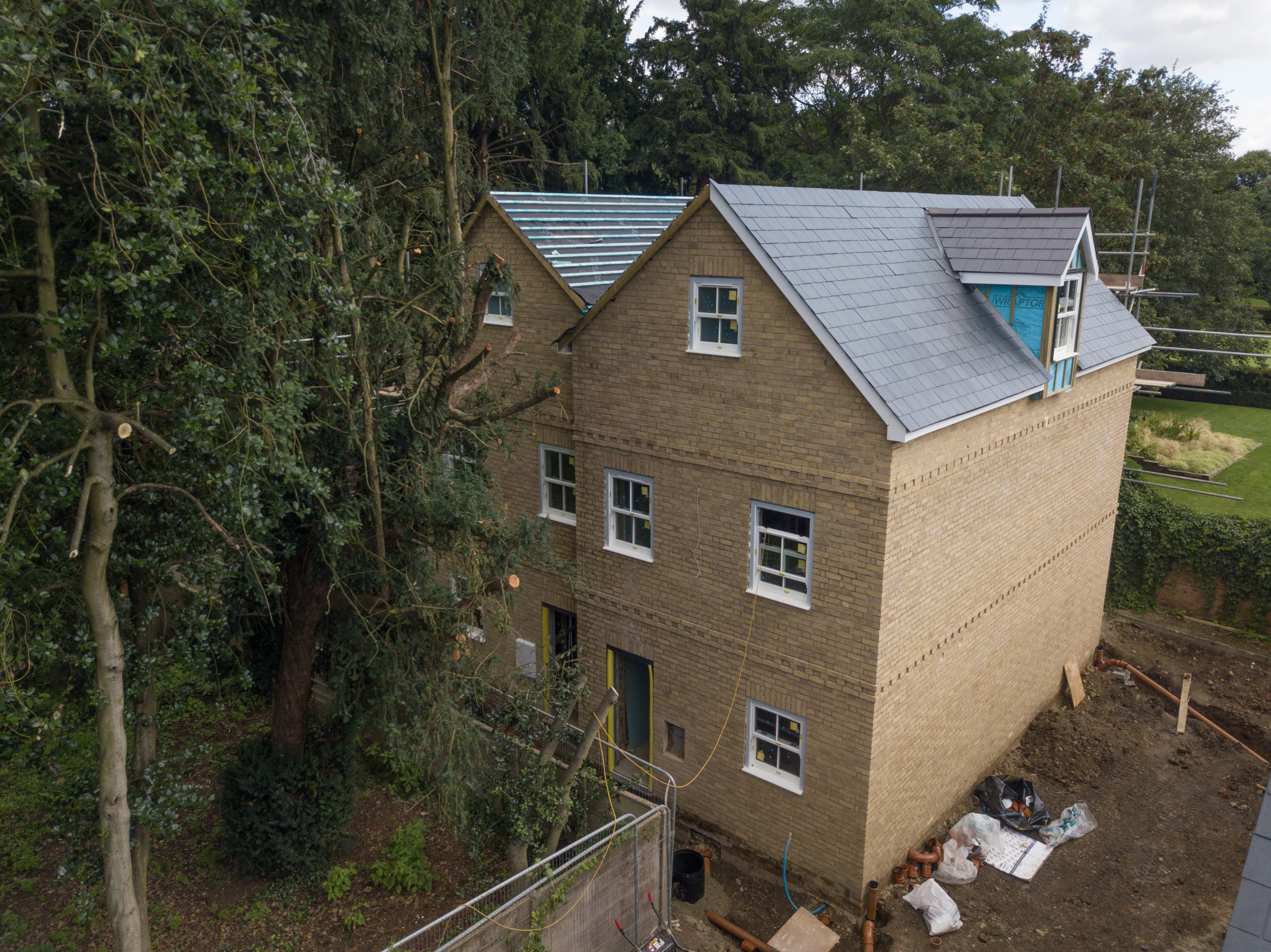 New Build homes Progress at Ambassador Square Cheshunt Herts