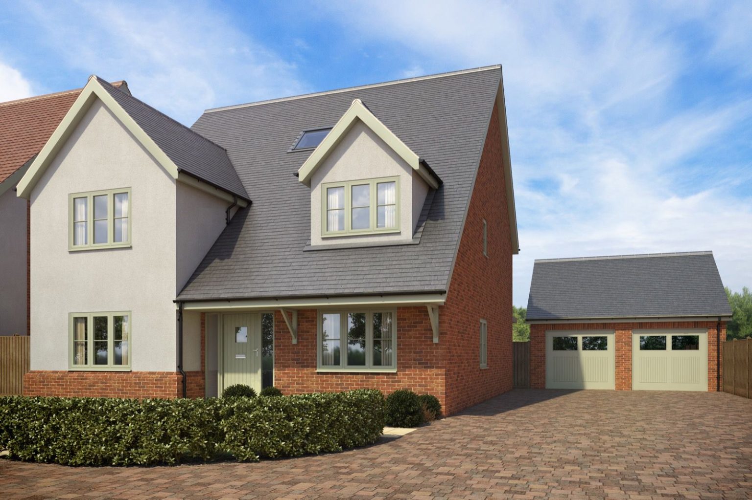 Latest Site 5 Large 3000 sq.ft Detached Houses In Clavering Essex