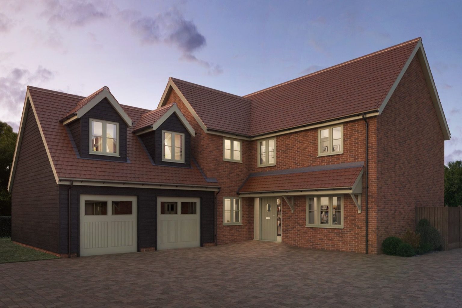 Latest Site 5 Large 3000 sq.ft Detached Houses In Clavering Essex